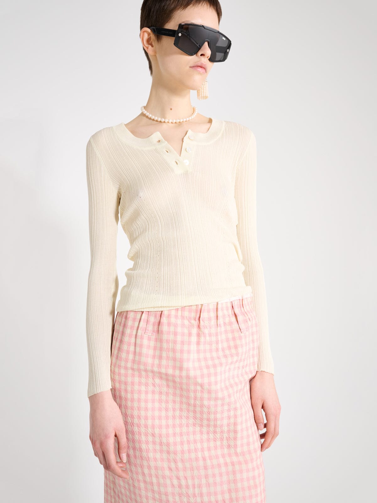 Nackiyé Knitwear Keep Close Henley Knit