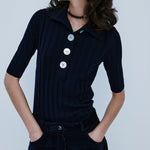 Nackiyé Sugarman Knit Polo