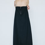 Nackiyé Stripped Strapless Gown