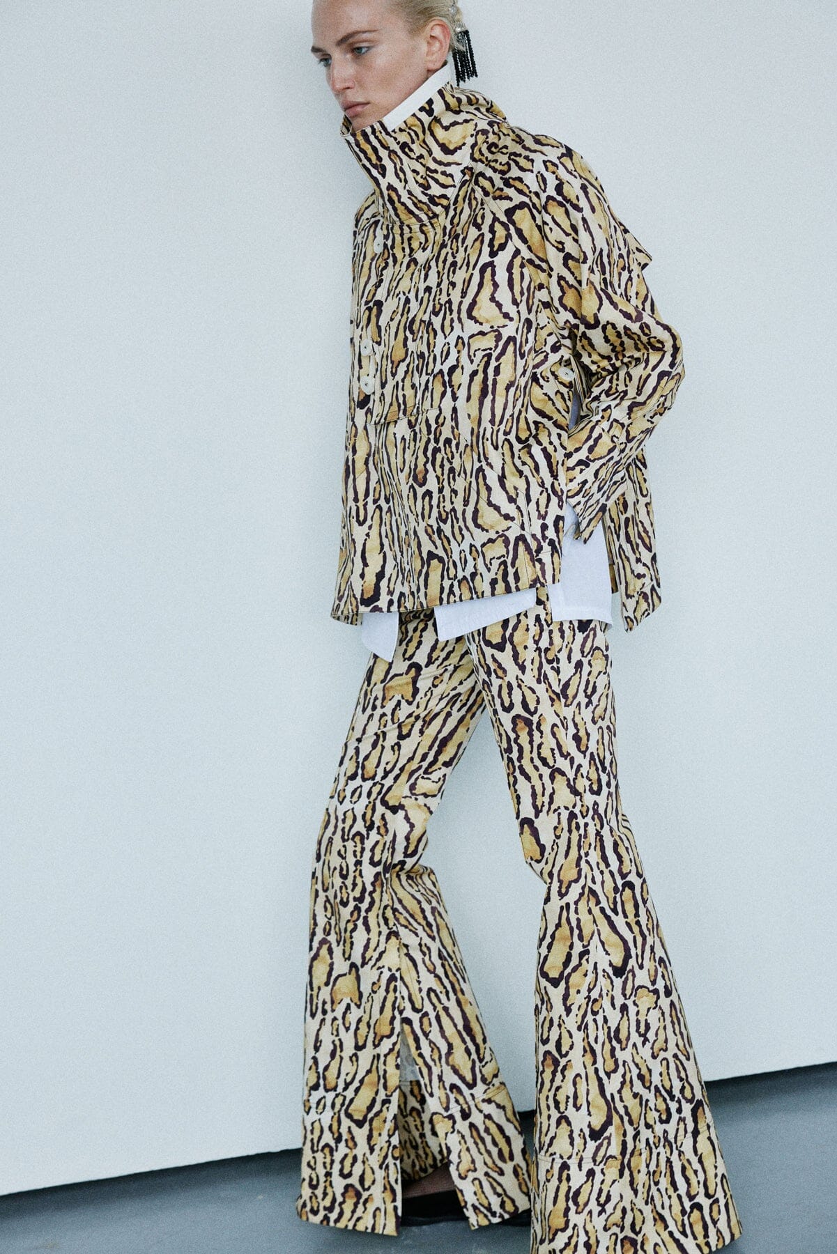 Zara - Snake Print Pants on Designer Wardrobe