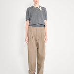 Nackiyé Crewneck Pearl Cashmere Short Sleeved Crewneck