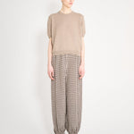 Nackiyé Knitwear Pearl Cashmere Short Sleeved Crewneck