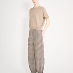 Nackiyé Knitwear Pearl Cashmere Short Sleeved Crewneck