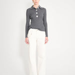 Nackiyé Polo Sugarman Long Sleeved Knit Polo