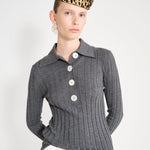 Nackiyé Polo Sugarman Long Sleeved Knit Polo