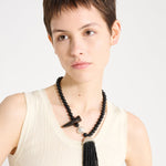 Nackiyé Jewelery Petite Kiraz Onyx Necklace
