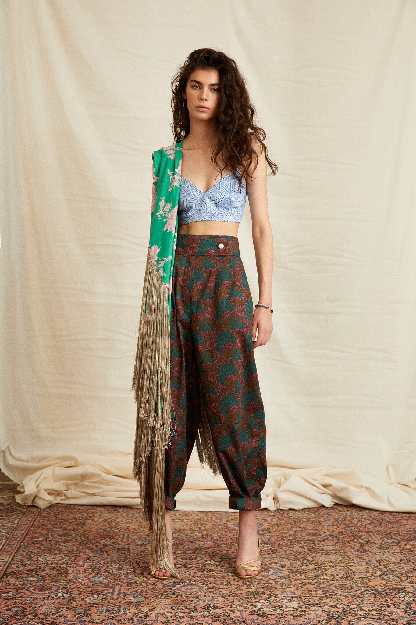 Nackiyé L'Orient Pant in Rose Curated at Jake and Jones