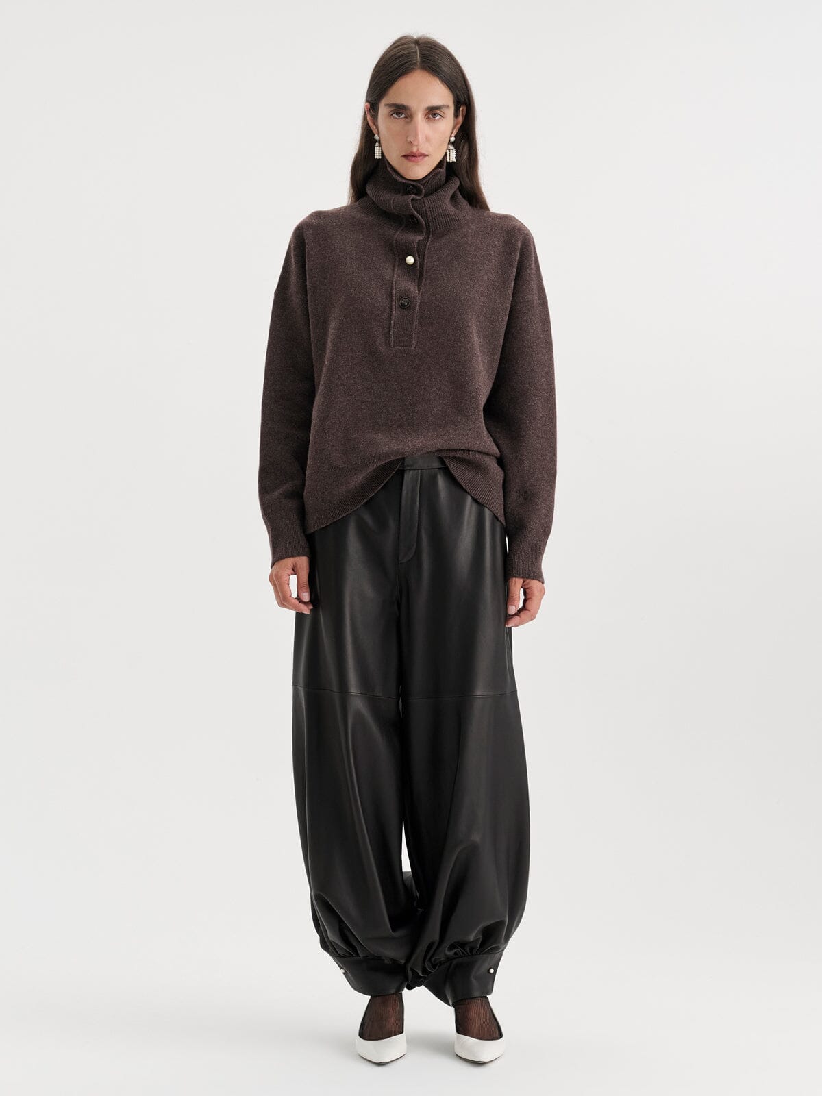 Nackiyé BOTTOMS Seis Leather Pants