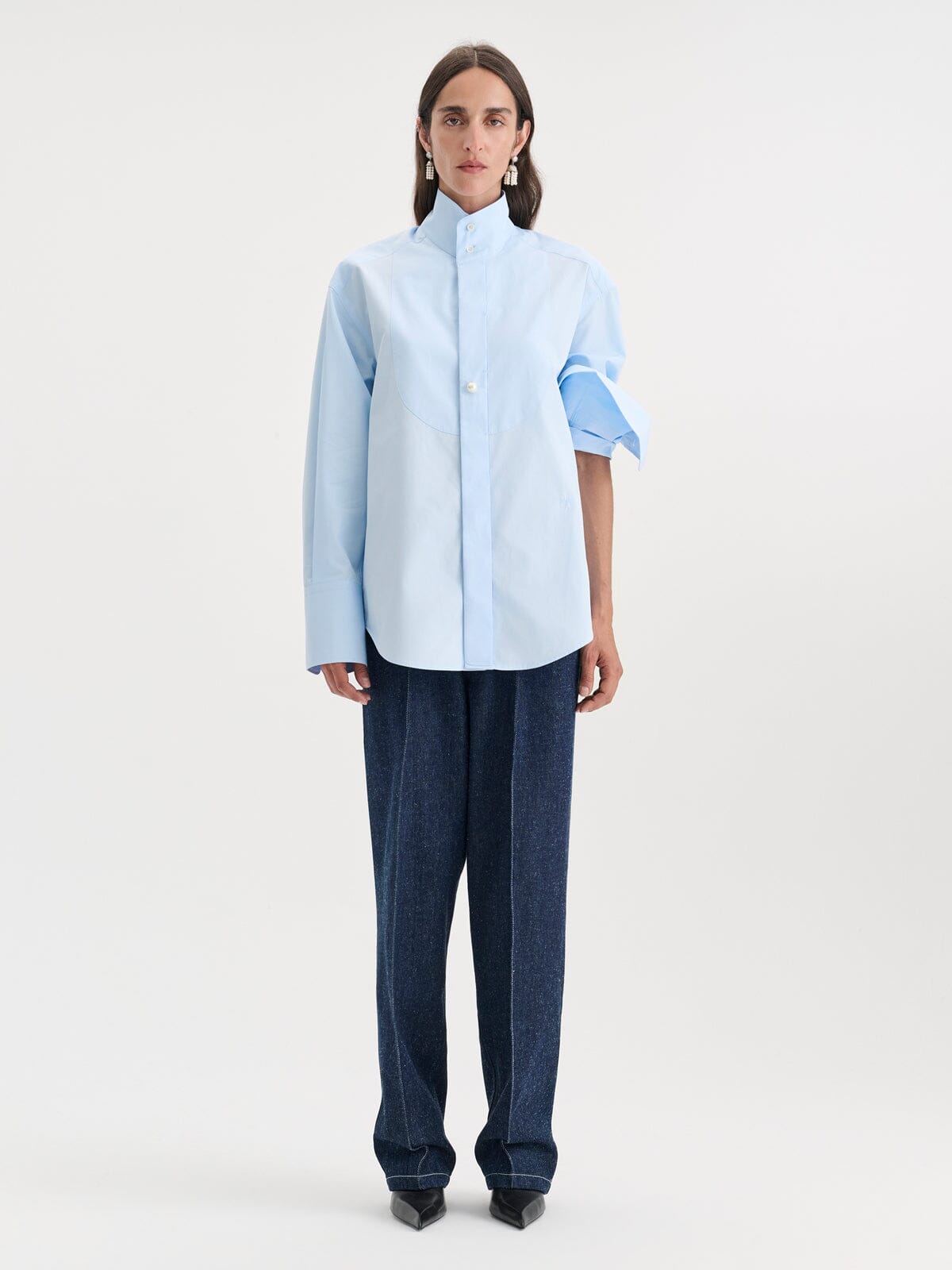 Nackiyé TOPS Tux Pearl Shirt