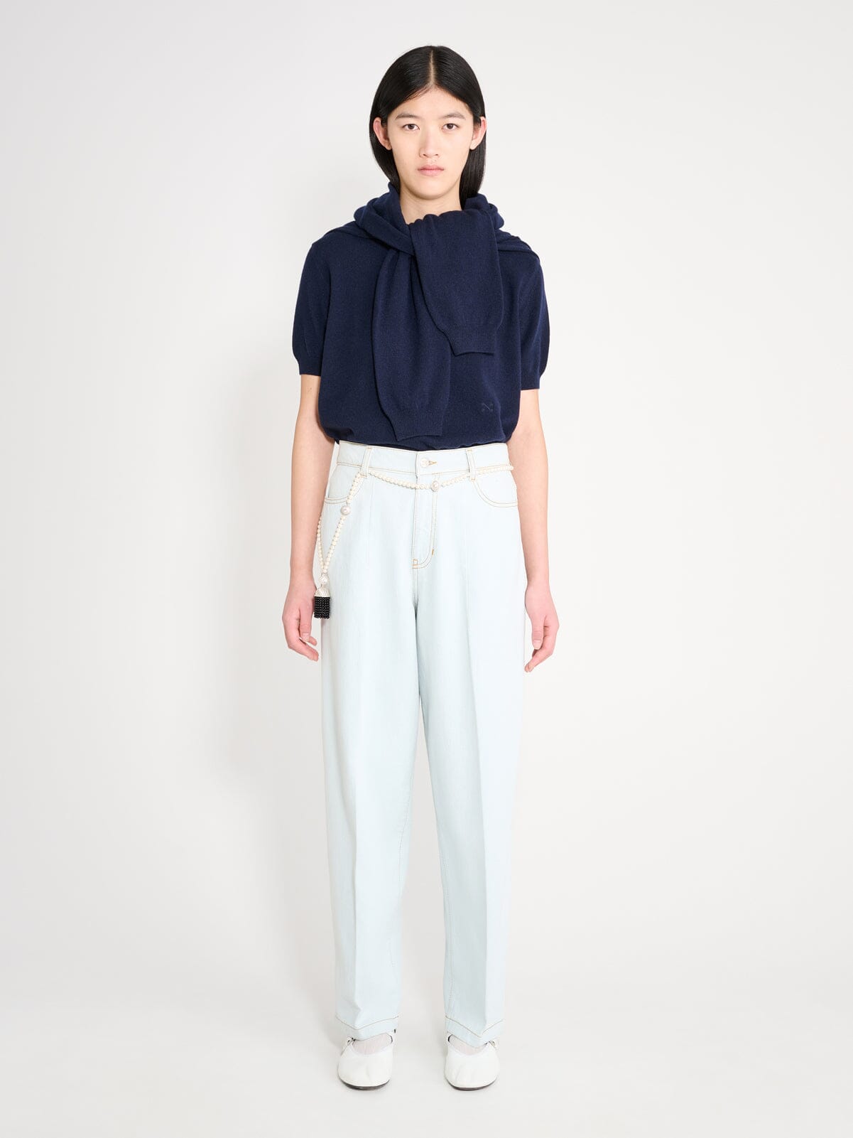 Nackiyé Bottoms Borrowed Denim Pants