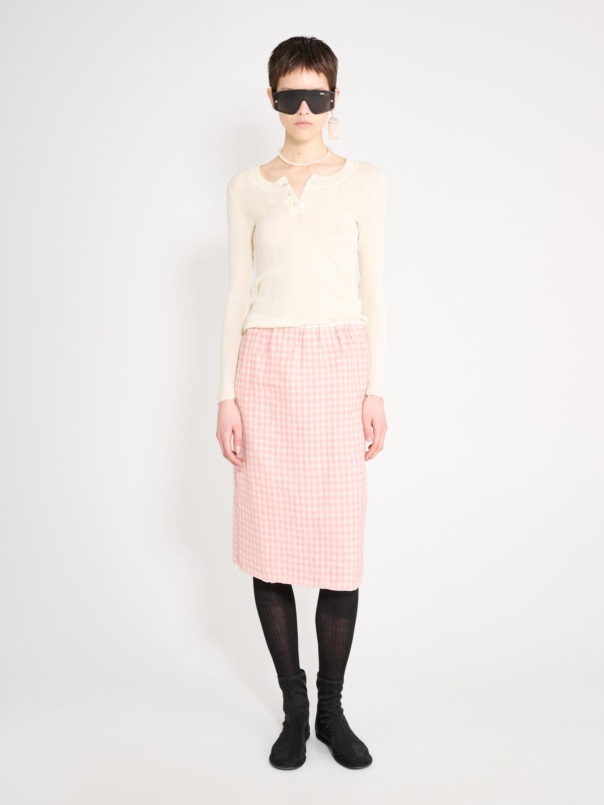 Nackiyé Knitwear Keep Close Henley Knit