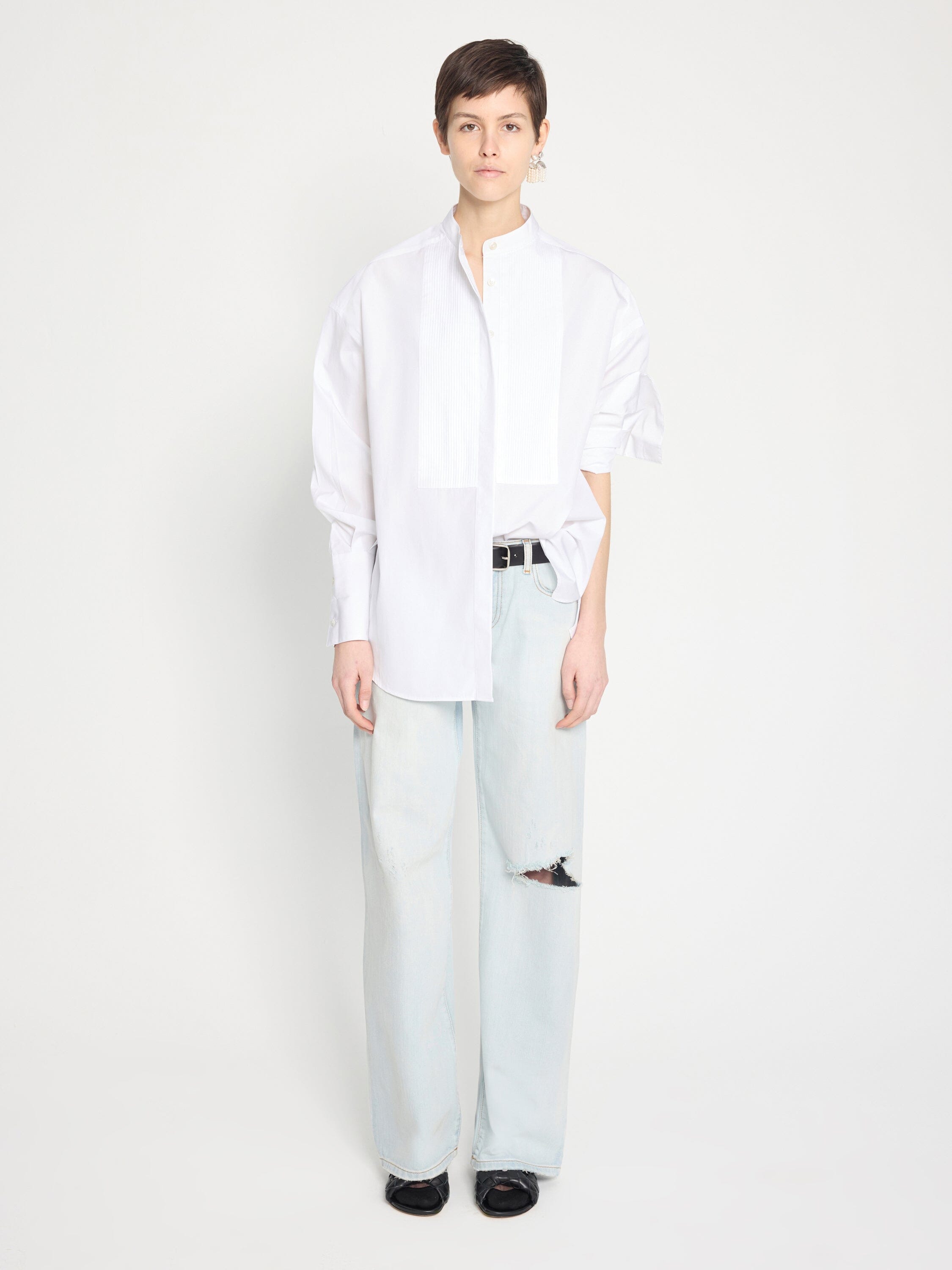 Nackiyé Tops Tux Shirt