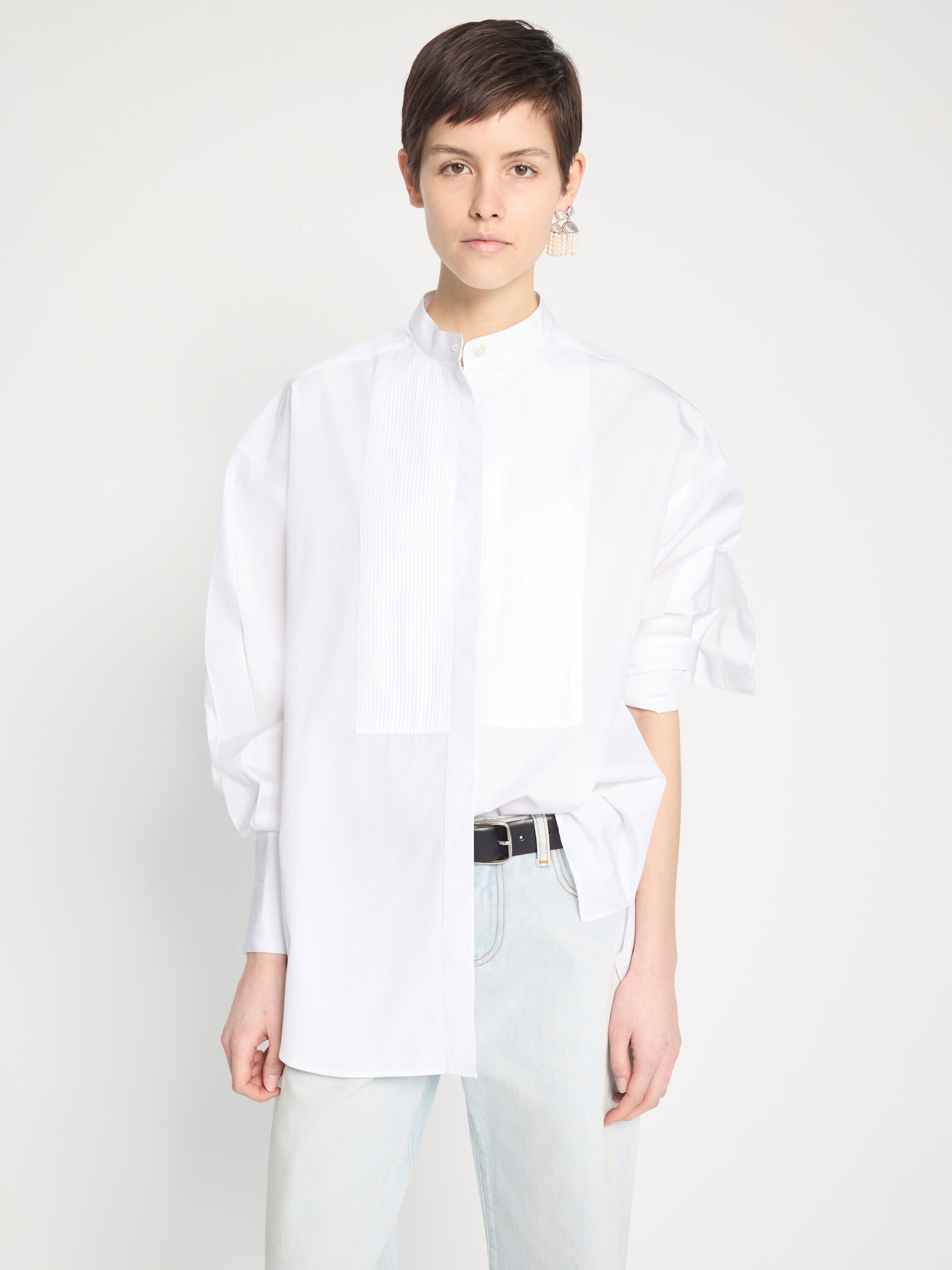 Nackiyé Tops Tux Shirt