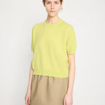 Nackiyé Knitwear Pearl Cashmere Short Sleeved Crewneck