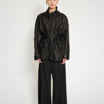 Nackiyé Jacket Oversize Leather Coat
