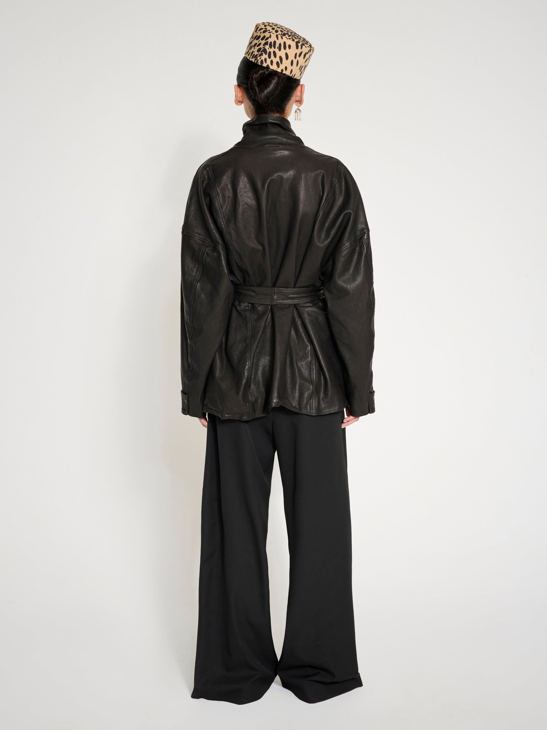 Nackiyé Jacket Oversize Leather Coat