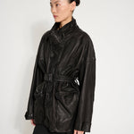 Nackiyé Jacket Oversize Leather Coat