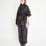 Nackiyé Jacket Oversized Leather Coat