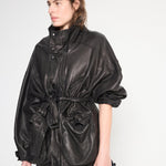 Nackiyé Jacket Oversized Leather Coat