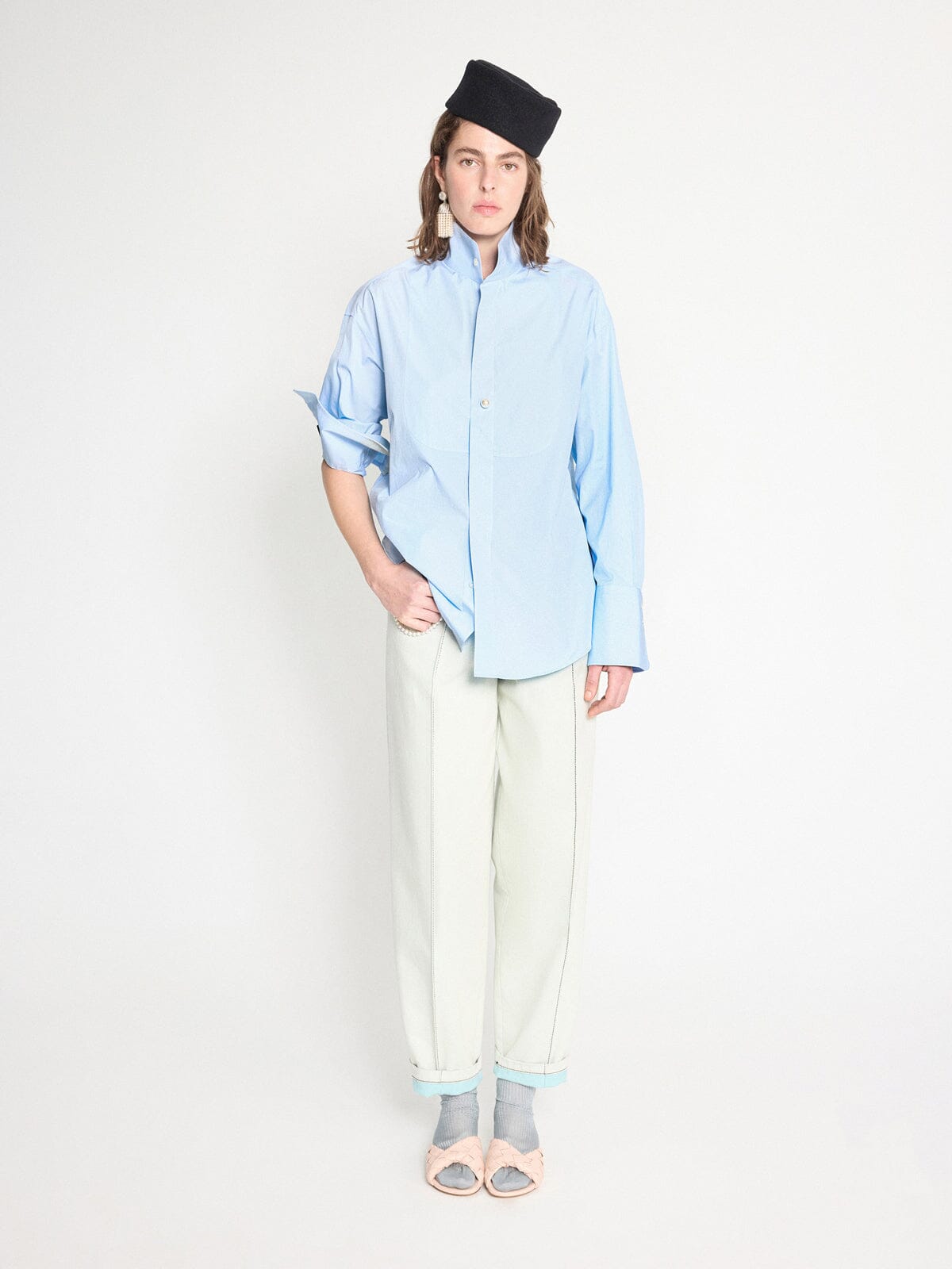 Nackiyé TOPS Tux Pearl Shirt