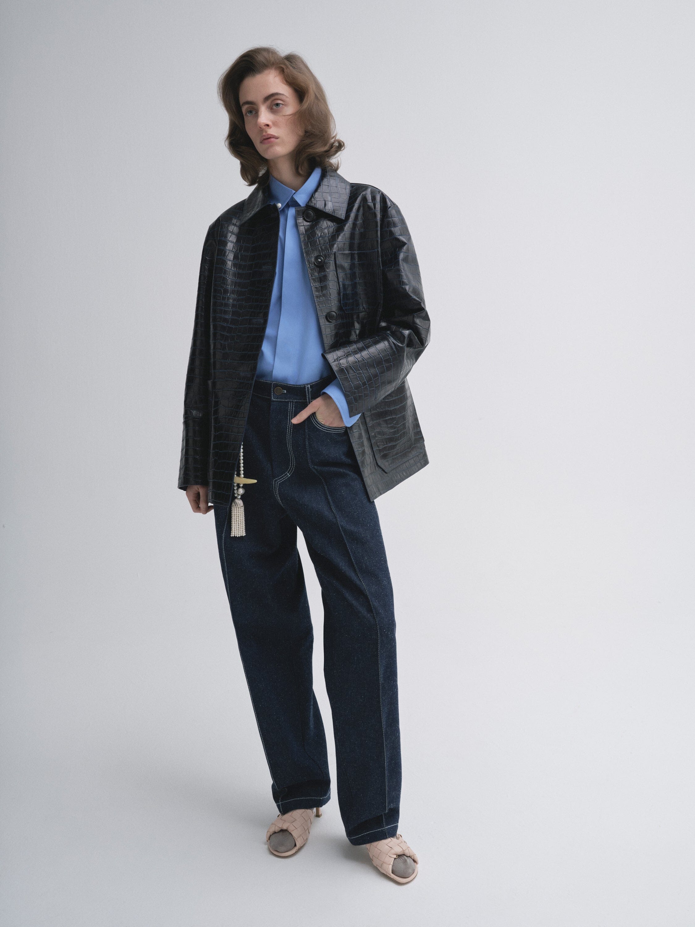 Nackiyé JACKETS Caviar Leather Jacket