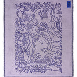 Nackiyé Towels Fête (Large) Yacht Towel in Lavender/Sea