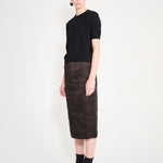 Nackiyé Crewneck Pearl Cashmere Short Sleeved Crewneck