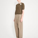 Nackiyé Crewneck Pearl Cashmere Short Sleeved Crewneck