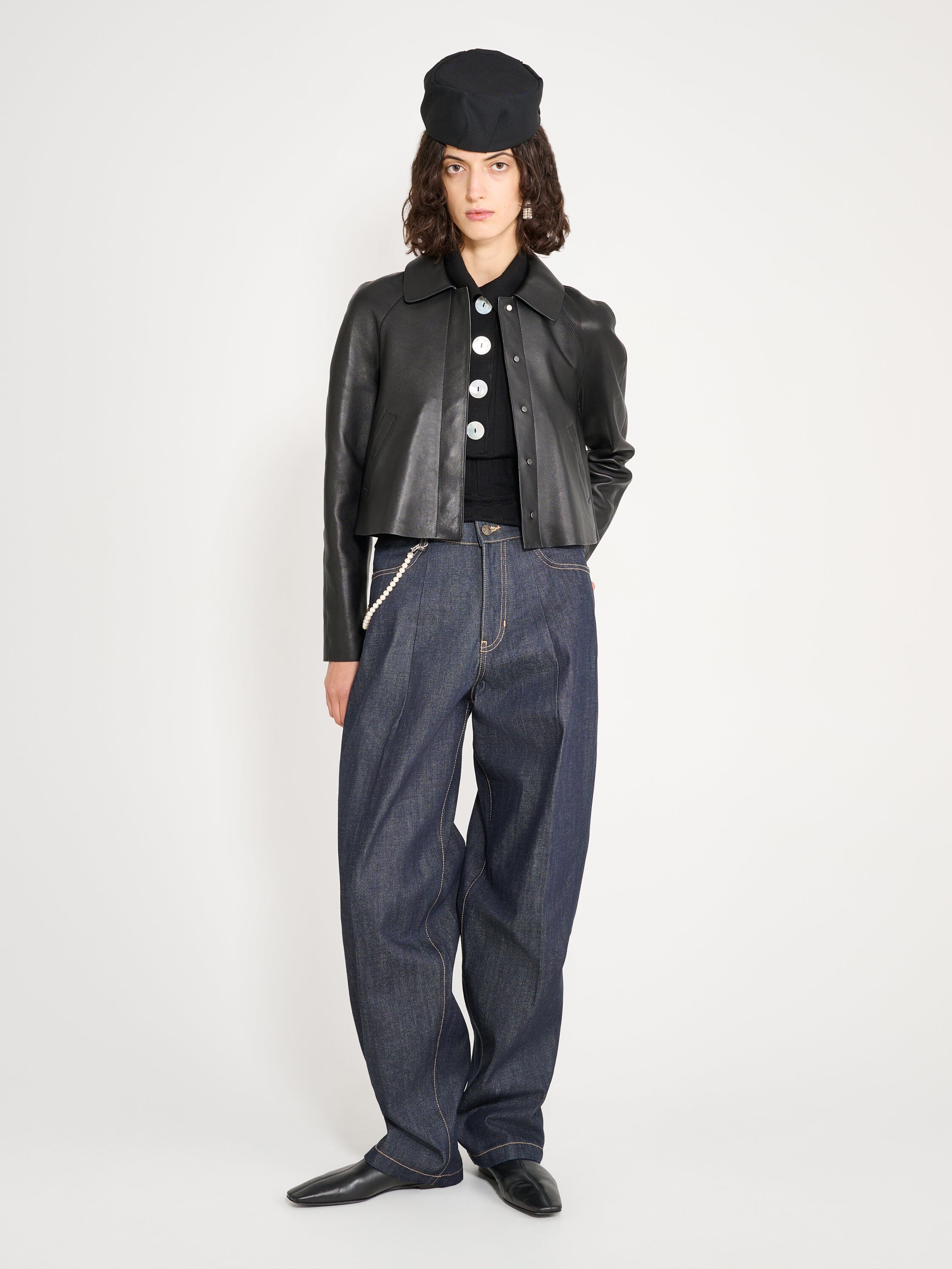 Nackiyé Jacket Pixie Leather Jacket