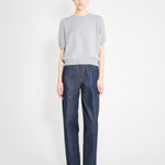 Nackiyé Knitwear Pearl Cashmere Short Sleeved Crewneck