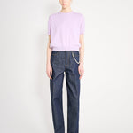 Nackiyé Knitwear Pearl Cashmere Short Sleeved Crewneck