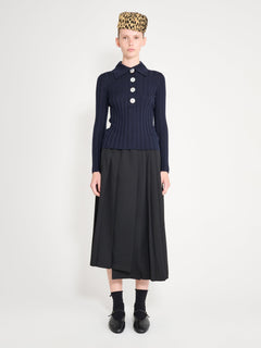 Nackiyé Polo Sugarman Long Sleeved Knit Polo